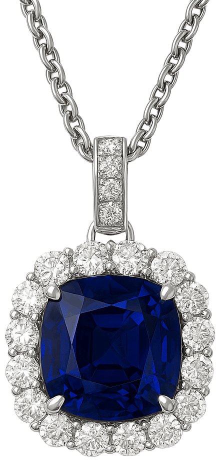 サファイア ネックレス