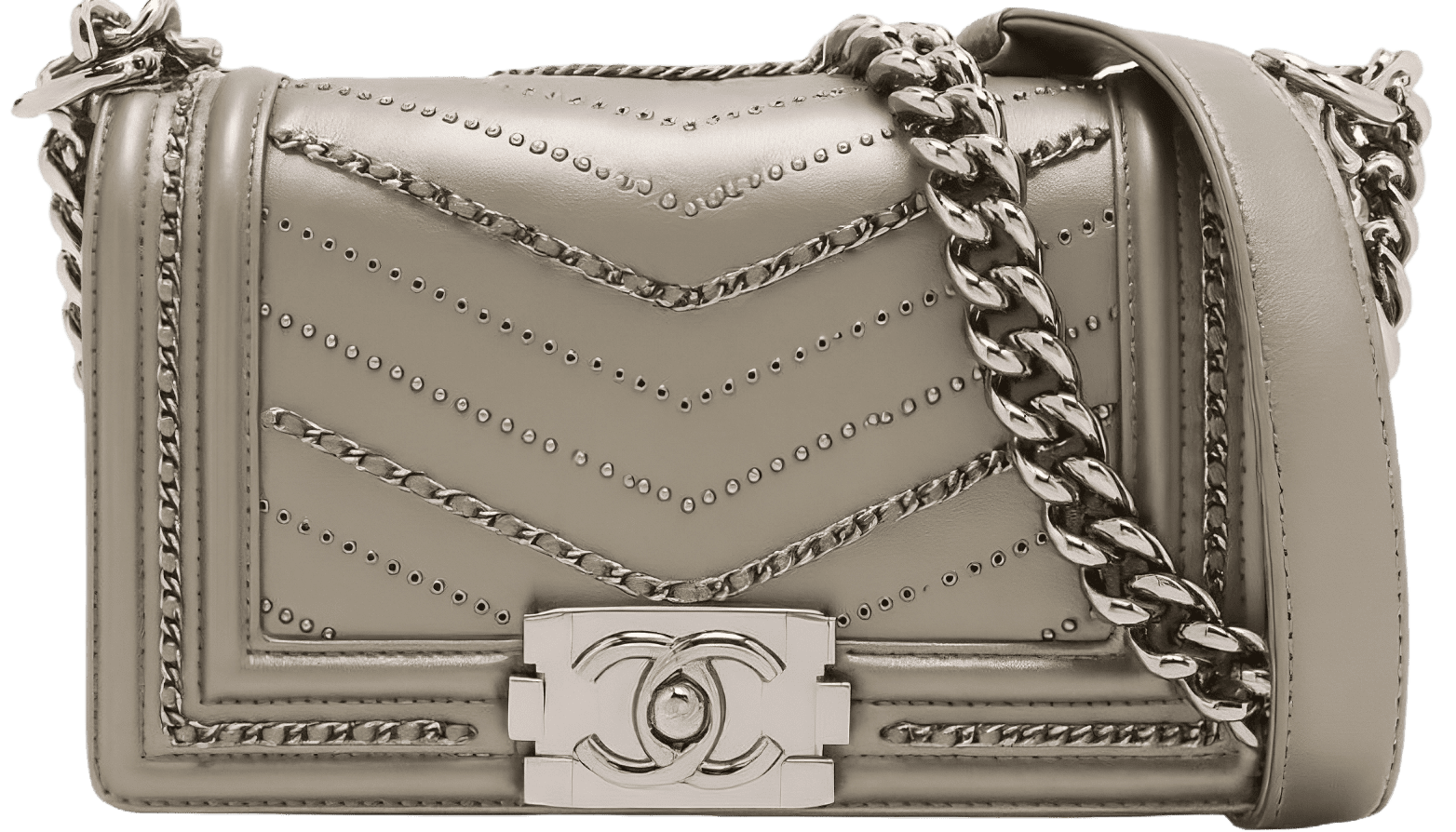 シャネル ボーイシャネル Vステッチ