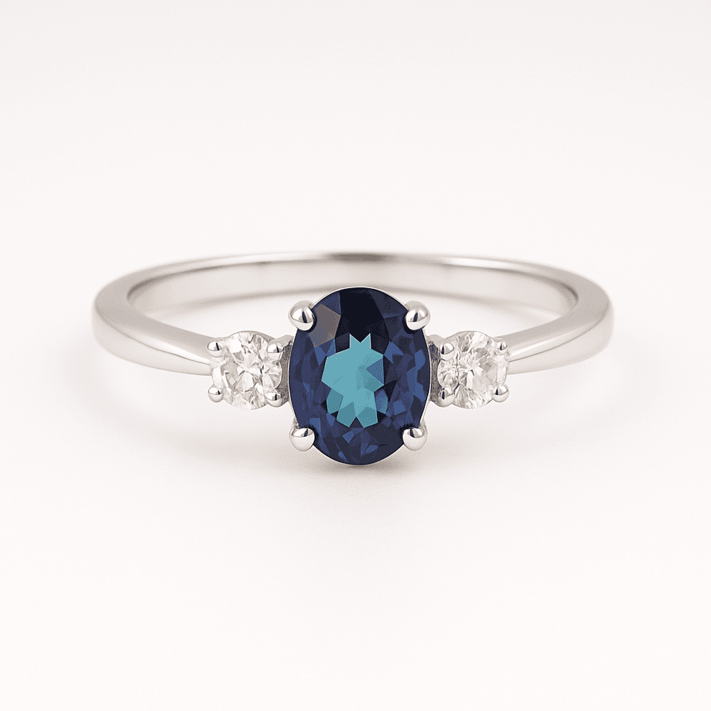 アレキサンドライト ダイヤ リング