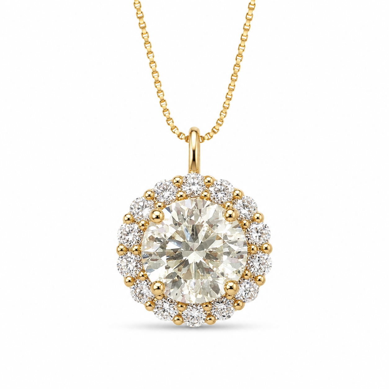 ダイヤモンド 1ct K18 ネックレス